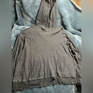 Men’s grey lightweight hoodie PD&C brand